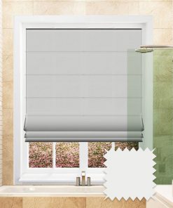 Mành Roman cửa sổ phòng tắm hiện đại