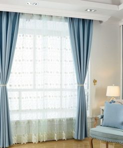 Màn cửa sổ phòng khách cao cấp hiện đại