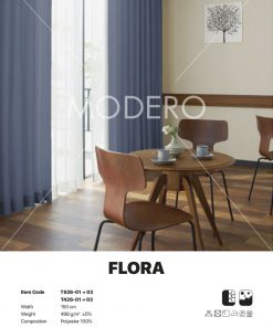 Rèm vải Nhật Bản FLORA