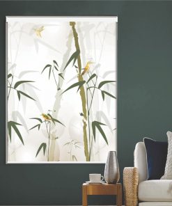 Rèm cuốn in tranh mã CT.005-B