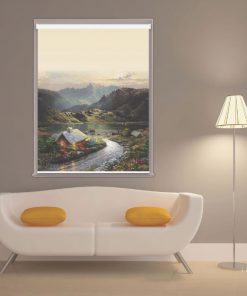 Rèm cuốn in tranh mã CT.013-B