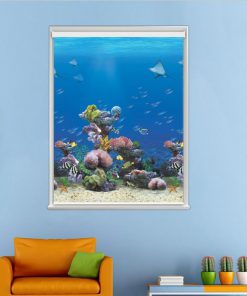 Rèm cuốn in tranh mã CT.024-B