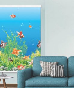 Rèm cuốn in tranh mã CT.025-B