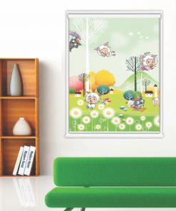 Rèm cuốn in tranh mã CT.026-B