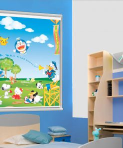 Rèm cuốn in tranh mã CT.027-B