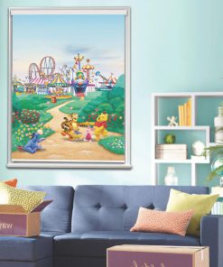 Rèm cuốn in tranh mã CT.035-B