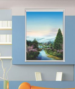 Rèm cuốn in tranh mã CT.044-B