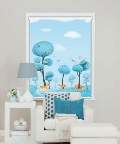 Rèm cuốn in tranh mã CT.045-B