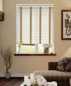 Mành Gỗ Trắng Bass Wood Sankaku SKK01