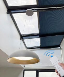 Rèm trần cuốn tự động tấm phẳng