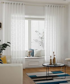 Rèm vải voan đẹp phòng khách cao cấp