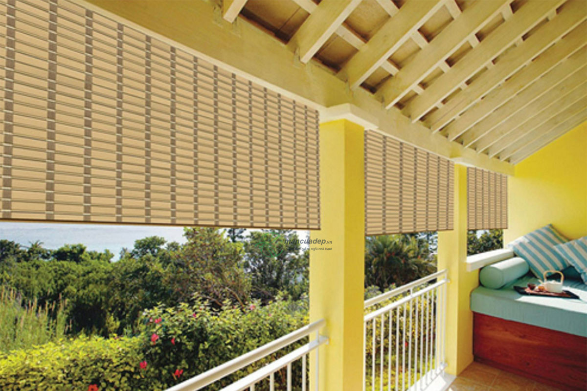 Rèm sáo nhựa ngoài trời Rèm sáo nhựa ngoài trời