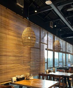 Rèm tre trúc ngoài trời cho quán cafe